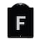 Signmission Sign with Letter F Heavy-Gauge Aluminum Architectural Sign, 24" x 18", BS-1824-22954 A-DES-BS-1824-22954 - alternate 1